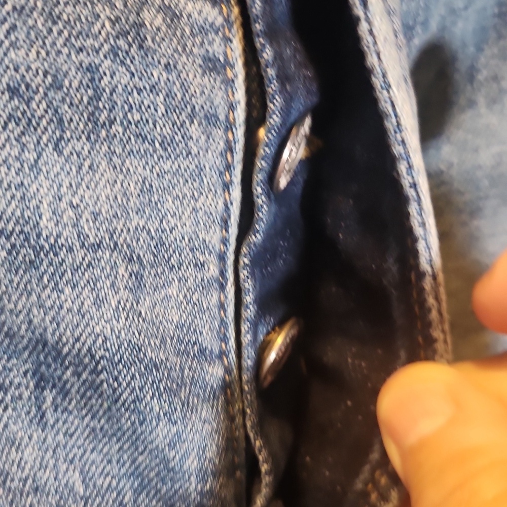 GAP Button Down Jeans Fray Hem